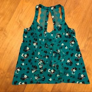 LC Lauren Conrad Teal Tunic